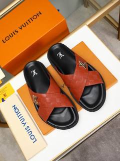 2025.06.17 Super Perfect LV Men Slippers size38-46 3889